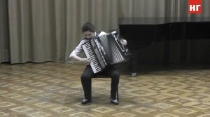 Очи черные на аккордеоне. Исполняет Танкеева Зере