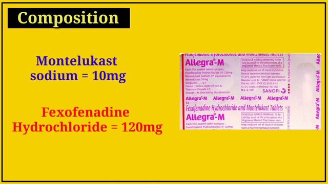 Montelukast and Fexofenadine Tablet 💊 | Use of Montelukast and Fexofenadine combination