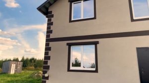 Московский 2D. Отделка фасада газосиликатного дома без утепления.