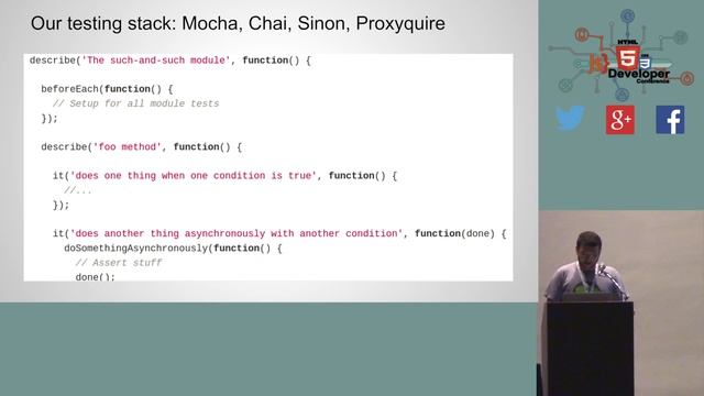 HTML5DevConf: Antonio Silveira "Continuous Delivery in NodeJS Projects, from Dev to Prod in 5min"