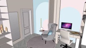 Практичное решение для детской комнаты в 16 кв.м.