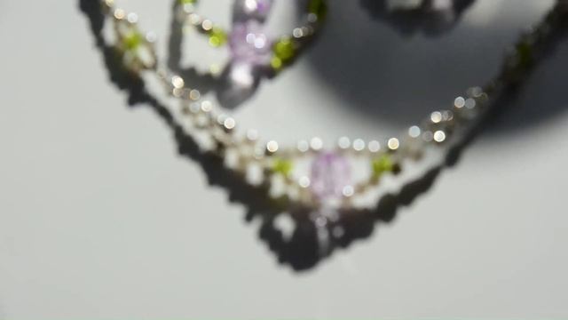 Свадебные Украшения  Серьги  Колье--Jewelry for the Bride handmade.