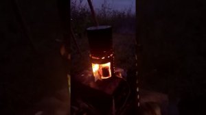 Обогреватель - дожигатель для палатки и  обогрева под тентом.