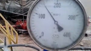 Азотный компрессор ПКСА-9/200 в работе на буровой