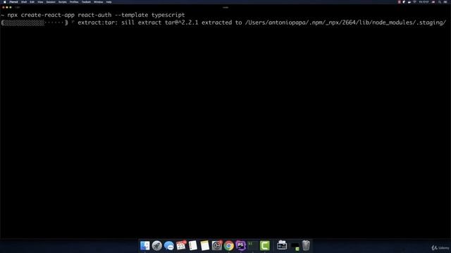 React Authentification - Installation + Set Up - The Complete React & Golang Course смотреть онлайн