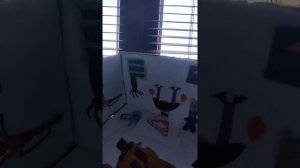 комната фнаф из картона и бумаги