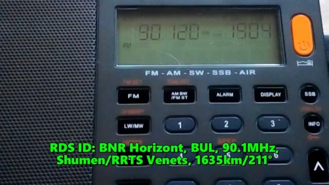 25.07.2022 13:15UTC, [Es], BNR Horizont, Болгария,  90.1МГц, 1635км