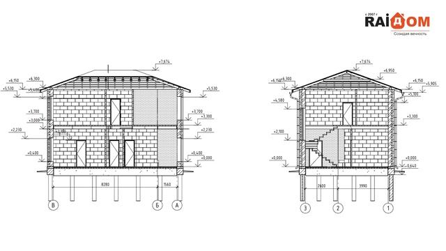 Очень прочный фундамент: Строительство коттеджа в Казани! смотреть онлайн