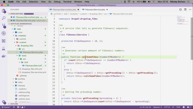 Our first PHPunit test in Drupal 8
