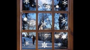 Новый год Как сделать зимний рисунок на окнах