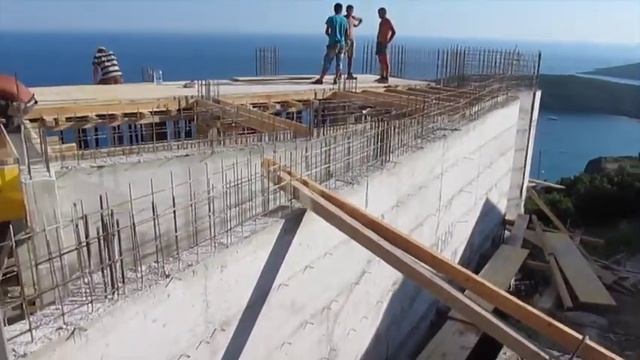 Прйевор-2, монтаж опалубки перекрытия на уровне 10,90м 12.06.14 смотреть онлайн