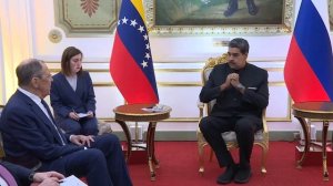 С.Лавров и Н.Мадуро, Каракас, 20 февраля 2024 года