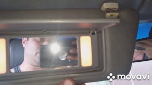 Подсветка в солнцезащитных козырьках/Мерседес w124
