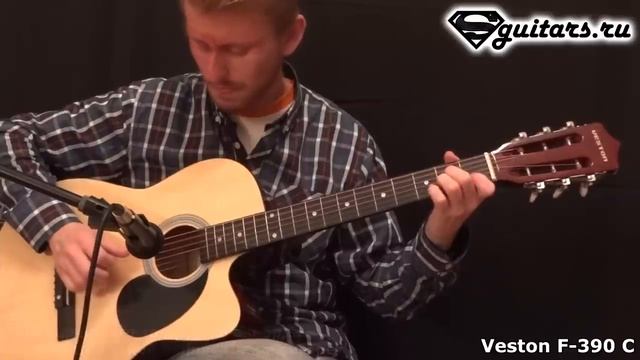 Обзор гитары: Veston F-390C - Sguitars.ru review