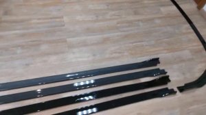 Боковые пороги (сплиттеры/накладки боковых порогов) для Toyota Camry V70 (с 2018 г.в.)