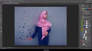 Photoshop Action 3D Dispersion Tutorial