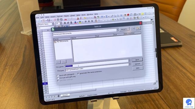 JingPad A1 demo: VS Code, Thunderbird, LibreOffice, Terminal, and Android apps смотреть онлайн