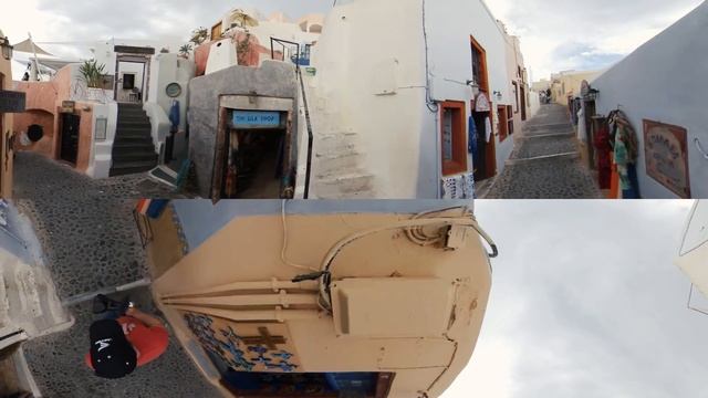 Virtual Video Santorini Tour: Oia. The Best of the Greek Island! смотреть онлайн