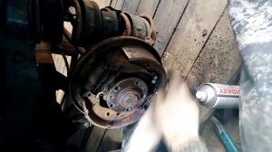 Замена тормозных  колодок Фиат скудо.