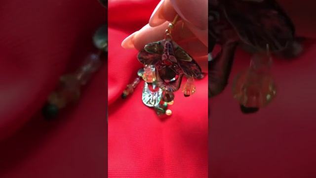 Кольцо и серьги из акрила смотреть онлайн