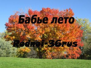 В.С.Высоцкий "Бабье лето"
