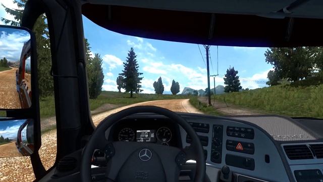ETS 2 Actros Tuning Pack - Mercedes Truck Transporting Tubes