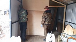 Строим помещение для вяления рыбы