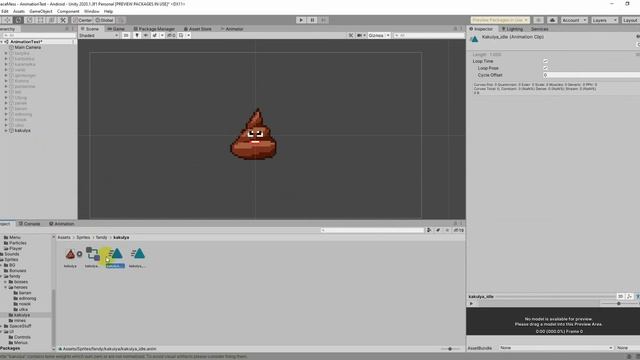 Костная 2D анимация в Unity