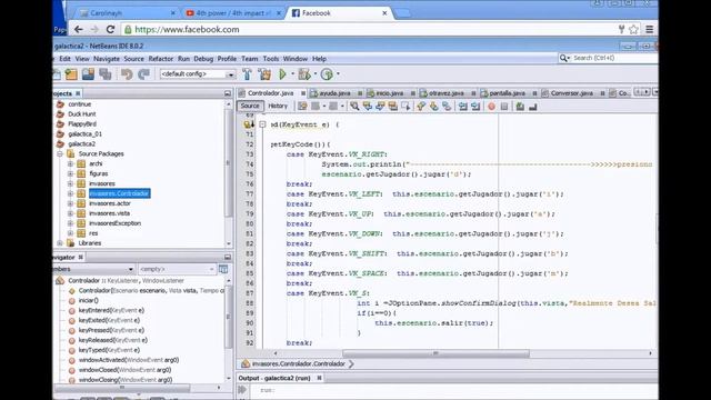 proyecto de programación II -Galaxy War juego en java смотреть онлайн