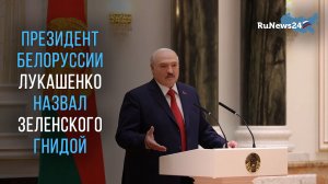 Президент Белоруссии Лукашенко назвал Зеленского гнидой