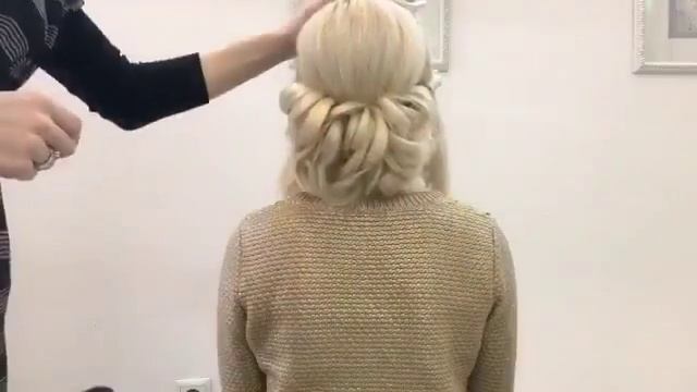 Лёгкая прическа на вечер каждый день свадьбу выпускной для подружки невесты за 5 минут своими рукам смотреть онлайн
