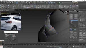 SPEED MODELING LOW POLY MODEL 3D RENAULT CLIO