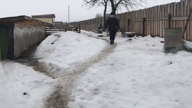 Сбежали из города в деревню! Купили дом! 2021 год начался! Кормушка для коз! Сарай мечты!