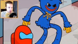 вау ХАГИ ВАГИ ЗАСТУКАЛ 😍 ПОППИ КИСИ МИСИ ! ИГРА В КАЛЬМАРА SQUID GAME! Poppy Playtime AMONG US Райл