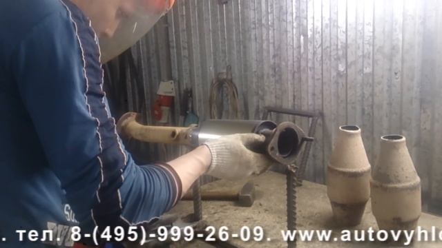 Катализатор Ниссан .Замена катализаторов Nissan Pathfinder. Москва. смотреть онлайн