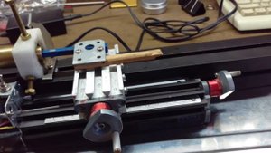 Расточка глубокого глухого отверстия на китайском мини станке