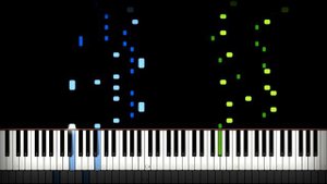 Coffin Dance Meme Song in Sad Version on piano cover (Sheet Music + midi) Synthesia Tutorial