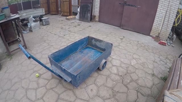 КОРЫТО - ТЕЛЕЖКА ДЛЯ БЕТОНОМЕШАЛКИ НА КОЛЕСАХ, ОЧЕНЬ УДОБНО И ПОЛЕЗНО В ХОЗЯЙСТВЕ смотреть онлайн