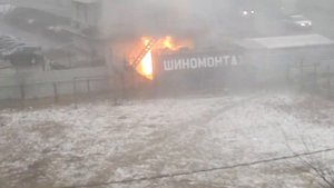 пожар в курске на волокно
