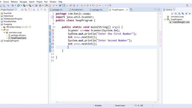 How to Swap Two Numbers in java Different 2 ways смотреть онлайн