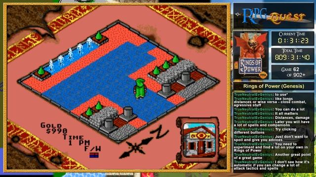 RPG Quest #62: Rings of Power (Genesis) Part 1 смотреть онлайн