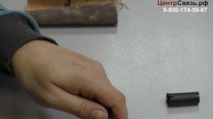 Разделка кабеля 1⧸2＂ дюйма, концовка разъема и не какой пайки