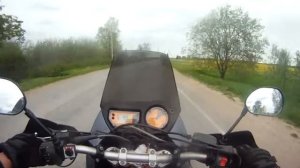 ktm 950 adventure мини тест драйв по асфальту .