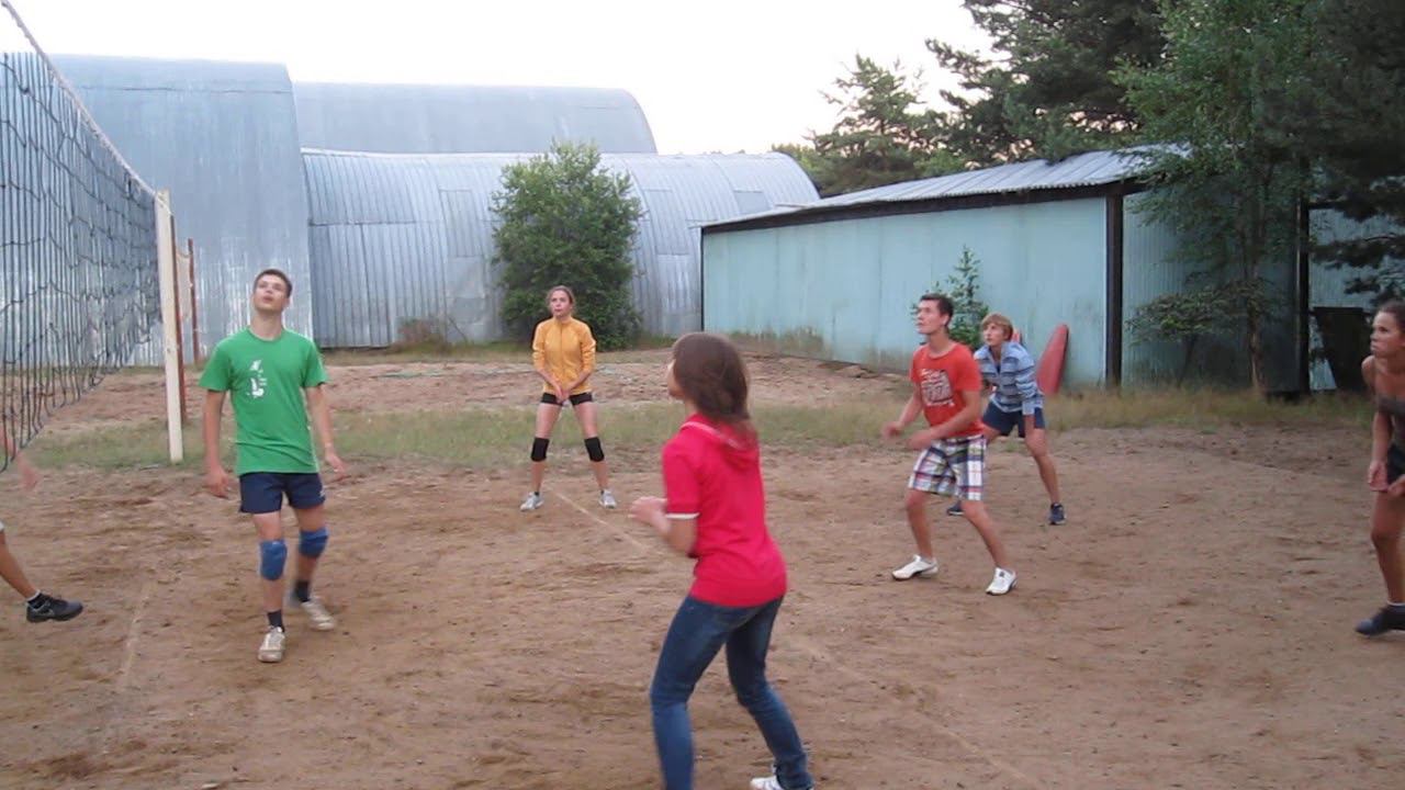 Волейбол в лагере Волга 2013 год смотреть онлайн