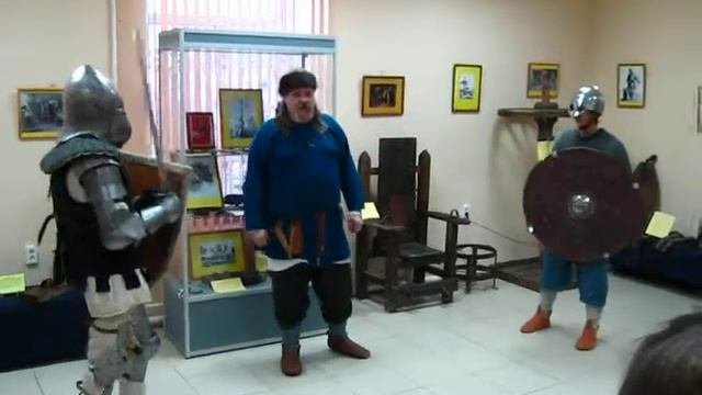 показательные приемы боя рыцарей