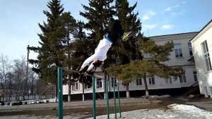 Солнце на турнике за 20 минут