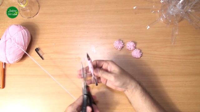 Pink Color Plant from Recycled Plastic Bottle | Plastic Bottle Craft Ideas | DIY Flower Vase