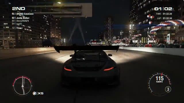 GRID 2 PC Multiplayer Race Gameplay: Tier 4 Fully Upgraded Mercedes-Benz SLS AMG GT3 in Chicago смотреть онлайн