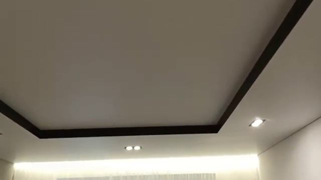 Ниша в натяжном потолке из профиля Flexy-IZI UNI 01