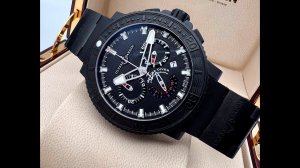 Обзор часов Ulysse Nardin Marine Diver Black Sea Chronograph 353-92-3C